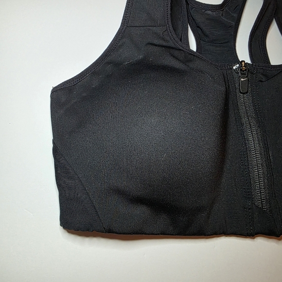 Nike Women's Dri-Fit Shape High-Support Padded Front-Zip Sports Bra S - Picture 3 of 6
